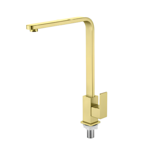 Single Cold Faucet 123001 Brushed Gold