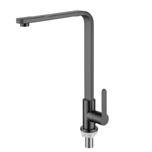 Single Cold Faucet 124001 Gun Grey